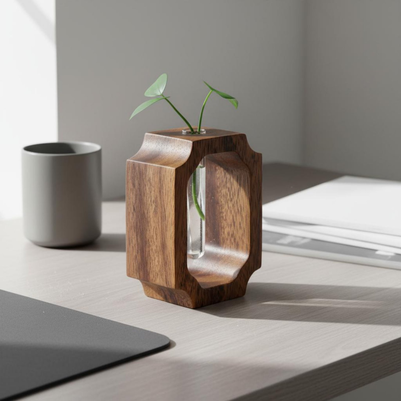 Vase en bois de noyer facile à - Propagation Station Vase avis et prix